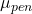 \mu_{pen}