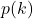 p(k)