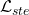 \mathcal{L}_{ste}